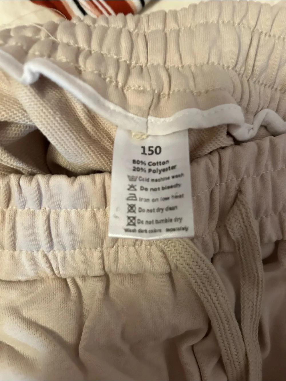 Lost Kids Beige Cargo Sweatpants